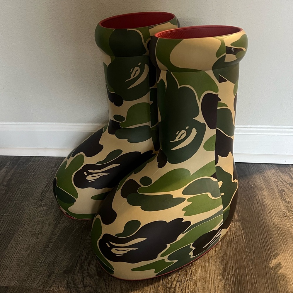 Bape X Mschf unreleased big red boots
